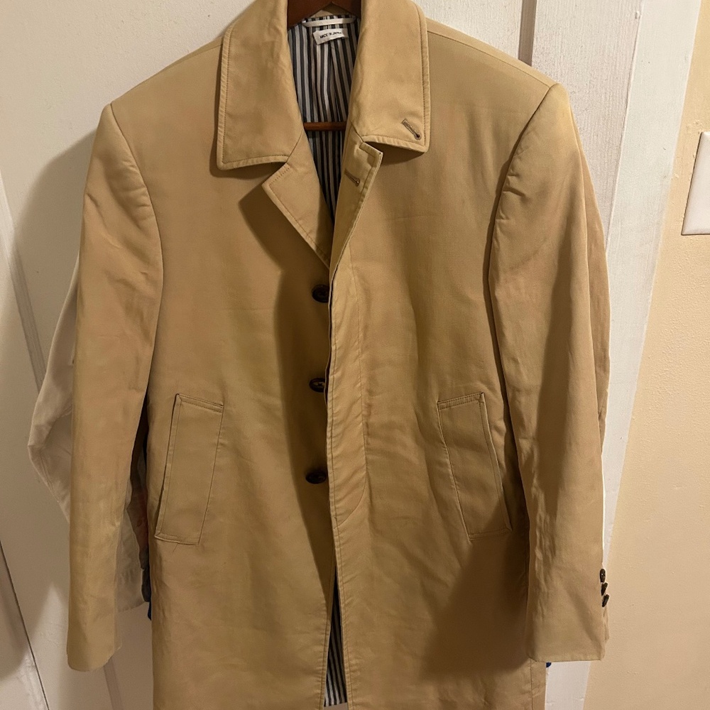 Thom Browne Khaki Tan Raincoat